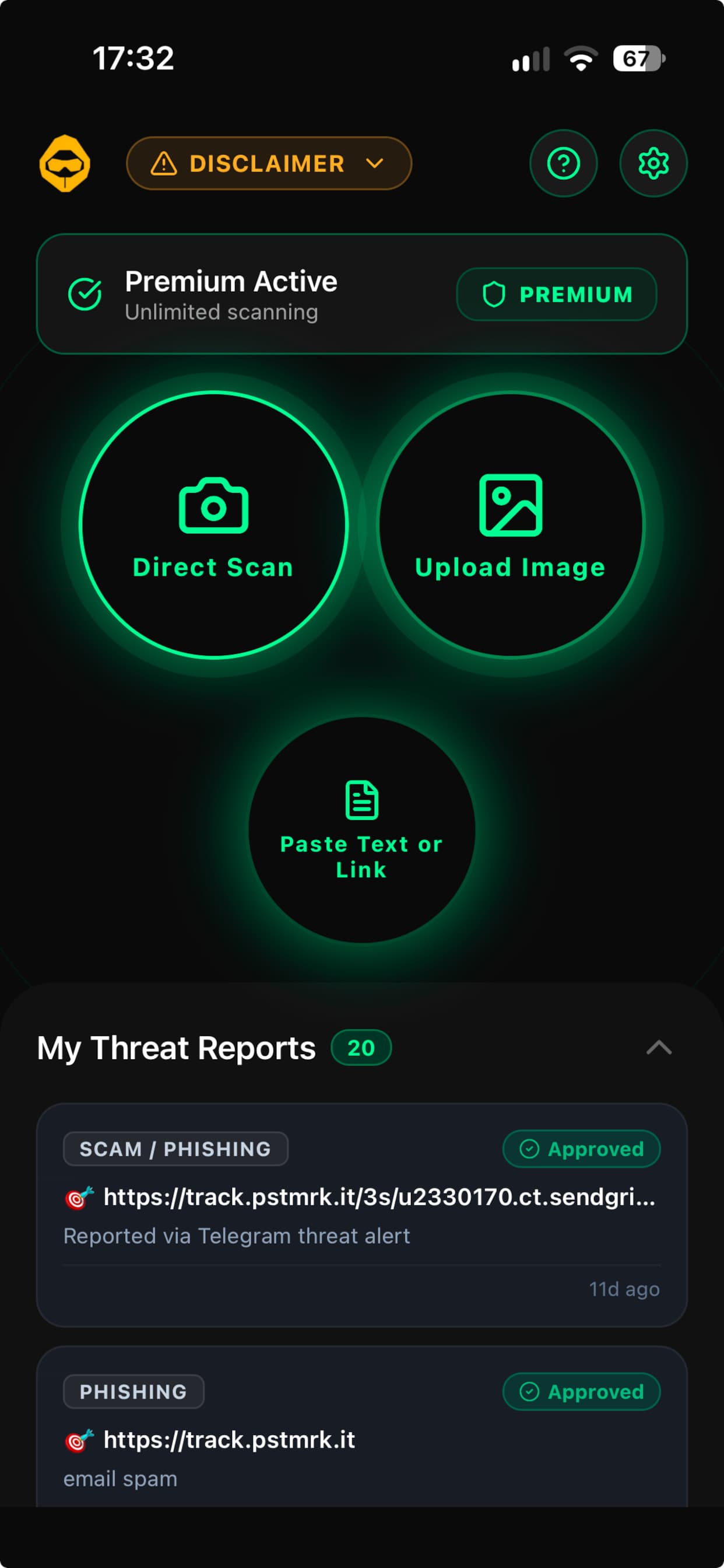 Stormhood Mobile App Interface